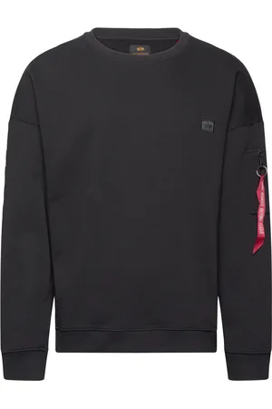 Alpha Industries Alpha Essentials Rl Sweater Designers Sweat-shirts & Hoodies Sweat-shirts Black