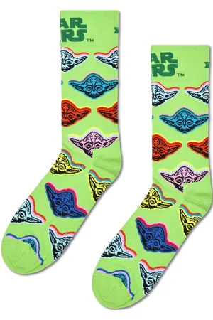 Happy Socks Star Wars™ Yoda Sock Underwear Socks Regular Socks Green