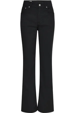 GANT Slim Flare Stretch Jeans Bottoms Jeans Flares Black