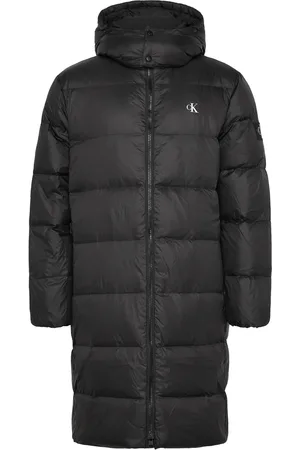 Calvin Klein Essentials Down Long Parka Parka Takki Black