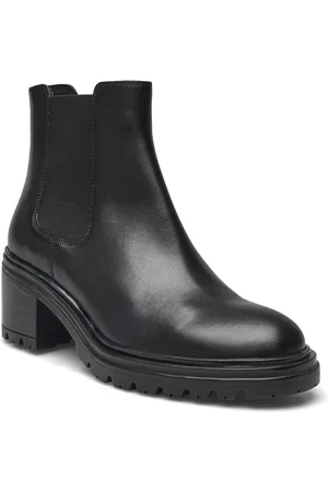 Geox D Damiana E Shoes Boots Ankle Boots Ankle Boots With Heel Black