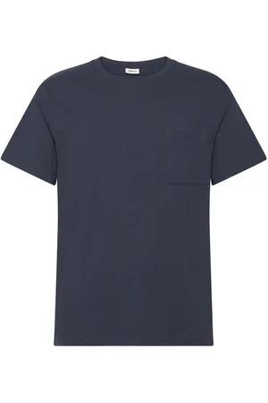 Solid Sddurant Ss Tee Tops T-shirts Short-sleeved Navy
