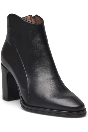 Wonders Oliva Shoes Boots Ankle Boots Ankle Boots With Heel Black