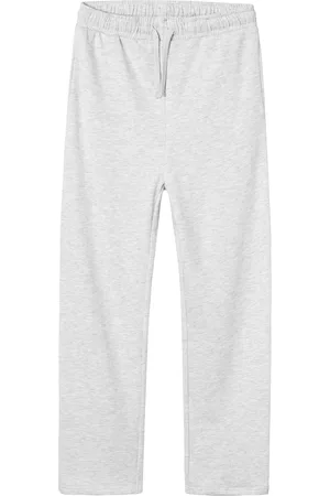 LMTD Nlnnizu Bru Straight Sweat Pant Noos Bottoms Sweatpants Grey