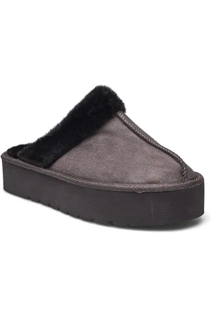 Pieces® Pcnica Plateu Slipper Aamutossut Tohvelit Grey