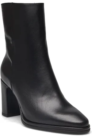 Wonders Lara Shoes Boots Ankle Boots Ankle Boots With Heel Black