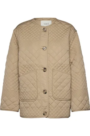 Y.A.S Laurie Ls Padded Jacket S. Noos Tikkitakki Beige
