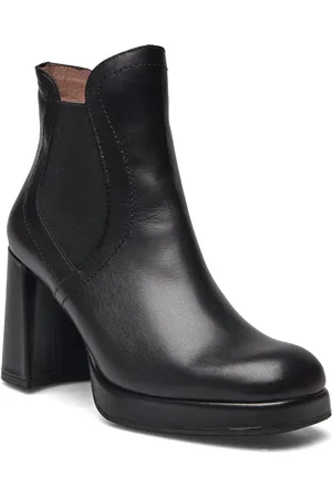 Wonders Lens Shoes Boots Ankle Boots Ankle Boots With Heel Black