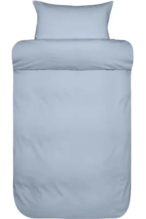 Høie of Scandinavia Harmoni St Washed Sateen Bed Set Home Textiles Bedtextiles Bed Sets Blue