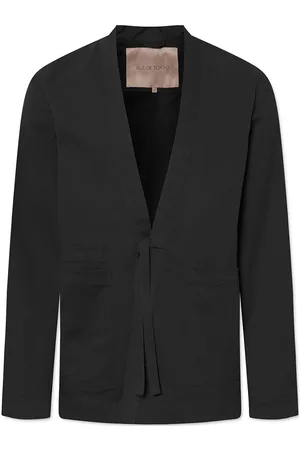 Rue de Tokyo Sigmund Pre Dyed Twill Ohut Takki Black