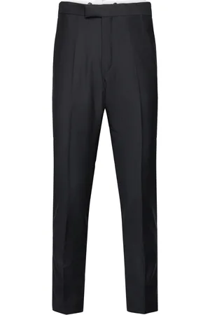 Oscar Jacobson Denz Tuxedo Trousers Bottoms Trousers Formal Black