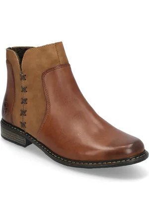 Rieker Z4951-24 Shoes Boots Ankle Boots Ankle Boots Flat Heel Brown