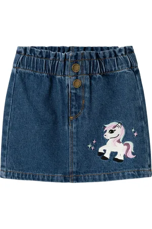 NAME IT Nmfsienna Dnm Skirt 3213-Za N Dresses & Skirts Skirts Denim Skirts Blue