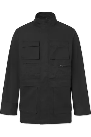 Rue de Tokyo Cully Cotton Tencel Ohut Takki Black