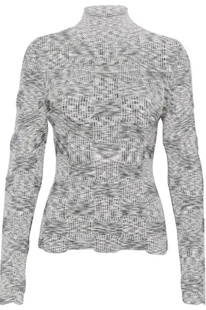 Gestuz Bariagz Ls Pullover Tops Knitwear Turtleneck Grey