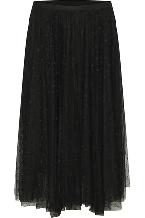 Cream Crirma Skirt Skirts Knee-length & Midi Skirts Black