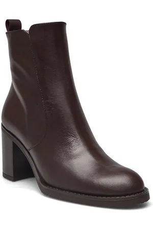 Wonders Marlene Shoes Boots Ankle Boots Ankle Boots With Heel Brown