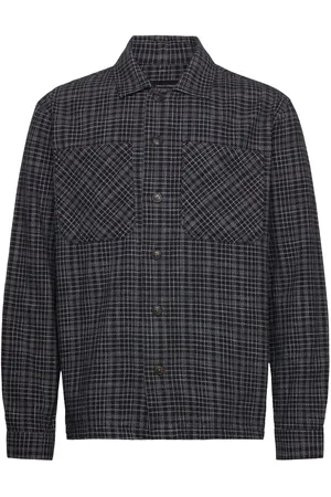 Clean Cut Declan Overshirt Tops Overshirts Black