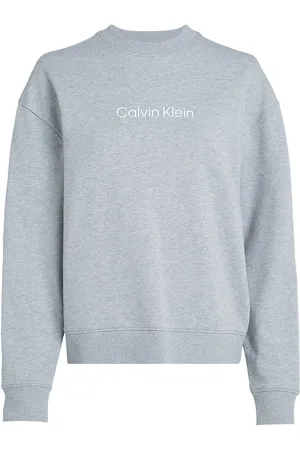 Calvin Klein Hero Logo Sweatshirt Tops Sweat-shirts & Hoodies Sweat-shirts Grey