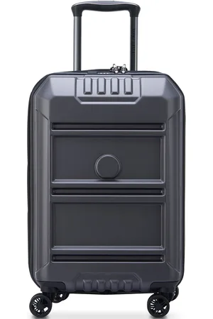 Delsey Rempart 55 Cm Exp. Cabin Trolley Case Bags Suitcases Black