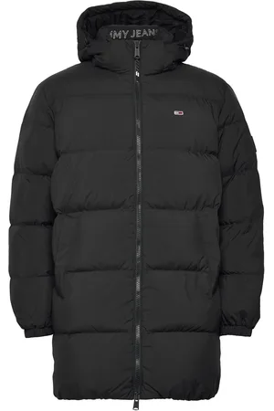 Tommy Hilfiger Tjm Essential Down Parka Parka Takki Black