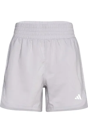 adidas Pacer Training 3 Stripes Woven High Rise Short Sport Women Sport Clothing Sport Shorts Sport Training Shorts Grey