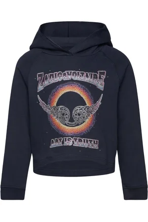 Zadig & Voltaire Hooded Sweatshirt Tops Sweat-shirts & Hoodies Hoodies Navy