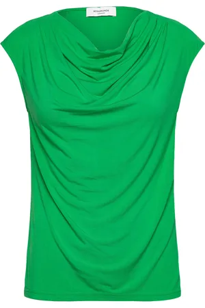 Rosemunde Rwbiarritz Ss Waterfall T-Shirt Tops T-shirts & Tops Sleeveless Green