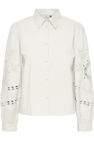 Y.A.S M Lla Ls Shirt S. Tops Shirts Long-sleeved White