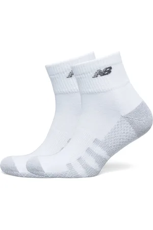 New Balance Coolmax Quarter Socks 2 Pack Lingerie Socks Regular Socks White