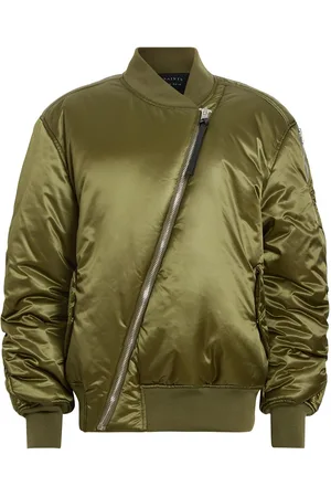 AllSaints Roomer Bomber Bombertakki Khaki Green