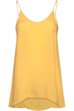 American Vintage Nonogarden Tops T-shirts & Tops Sleeveless Yellow