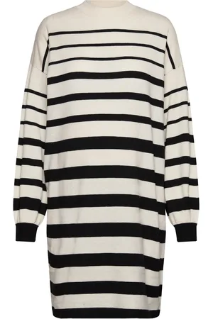 VERO MODA Vmmrain Ls O-Neck Blk Dress Ent Polvipituinen Mekko Multi/patterned