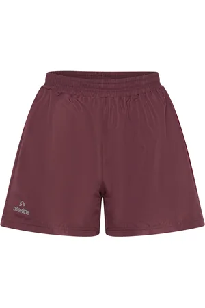 Newline Nwlmax Zip Pocket Shorts W Sport Women Sport Clothing Sport Shorts Sport Training Shorts Burgundy