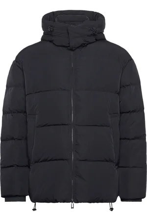Emporio Armani Down Jacket Vuorillinen Takki Topattu Takki Navy