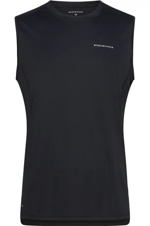 Endurance Landeer M Sleeveless Top Sport Men Sport Clothing Sport Tops Sport Tank Tops Black