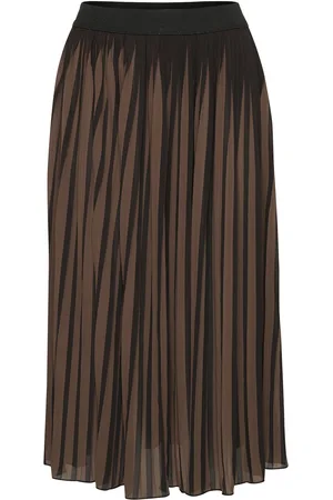 Culture Cucarly Skirt Polvipituinen Hame Brown