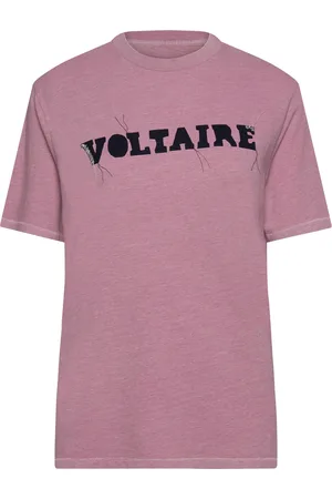 Zadig & Voltaire Edwin Co Voltaire Designers T-shirts & Tops Short-sleeved Pink