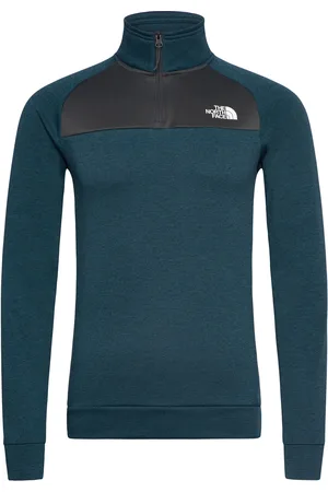 The North Face M Reaxion 1/4 Zip Fleece Sport Sweat-shirts & Hoodies Fleeces & Midlayers Blue