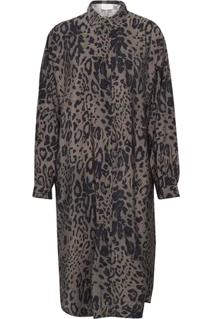 Kaffe Kajemma Shirt Dress Polvipituinen Mekko Brown