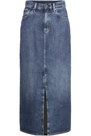 G-Star Viktoria Long Skirt Wmn Pitkä Hame Blue