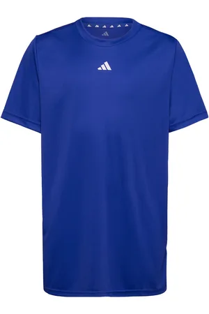 adidas J Tr-Es T Tops T-shirts Short-sleeved Blue
