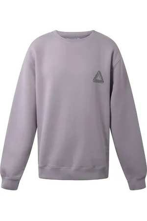 Hound Crew Neck W/Back Print Tops Sweat-shirts & Hoodies Sweat-shirts Grey