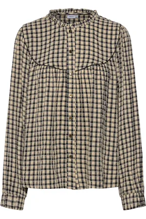 Numph Nuines Shirt Tops Blouses Long-sleeved Multi/patterned