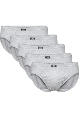 JBS 5-Pack Mini Slip Gots. Y-sepalus Briefs Alushousut Grey