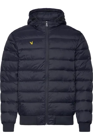 Lyle & Scott Wadded Jacket Vuorillinen Takki Topattu Takki Navy