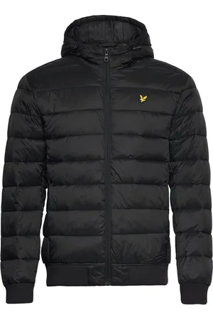 Lyle & Scott Wadded Jacket Vuorillinen Takki Topattu Takki Black