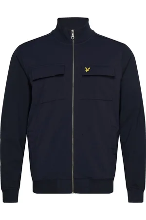 Lyle & Scott Hybrid Zip Track Jacket Ohut Takki Navy