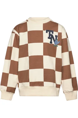 The New Tnlucas Os Sweatshirt Tops Sweat-shirts & Hoodies Sweat-shirts Brown