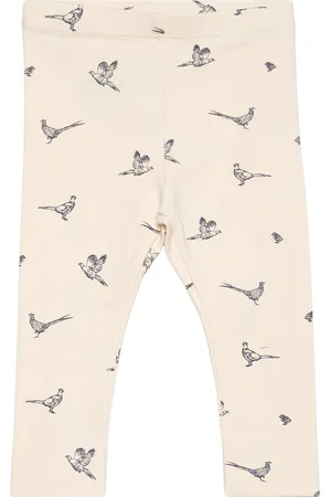 FIXONI Leggings Bottoms Leggings Cream